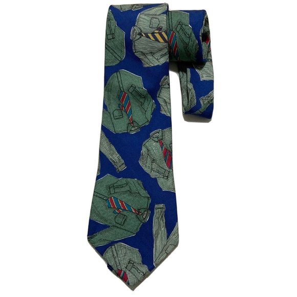 Polo Ralph Lauren Other - POLO RALPH LAUREN Blue Tie Shirt Silk Tie CANADA 58"/ 4" GC